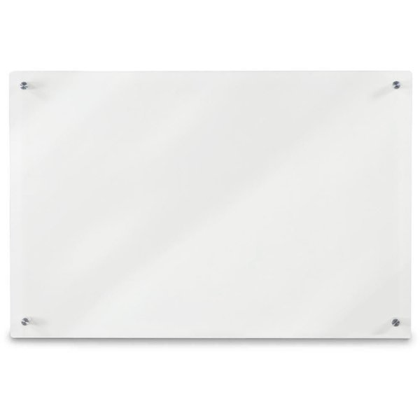 Sliding Door Indoor Enclosed Corkboard, 7, UNITED VISUAL PRODUCTS, Mfr# UV9010ACS-WHITE-FORBO